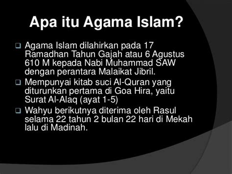 apa itu agama islam